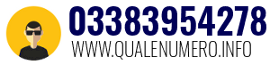 Numero di telefono 03383954278 03383954278