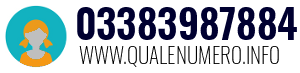 Numero di telefono 03383987884 03383987884