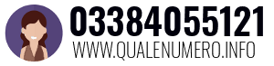 Numero di telefono 03384055121 03384055121