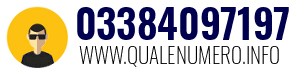 Numero di telefono 03384097197 03384097197