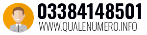 Numero di telefono 03384148501 03384148501