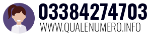 Numero di telefono 03384274703 03384274703