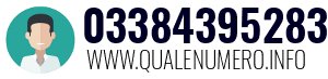 Numero di telefono 03384395283 03384395283