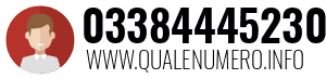 Numero di telefono 03384445230 03384445230
