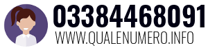 Numero di telefono 03384468091 03384468091