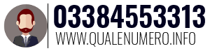 Numero di telefono 03384553313 03384553313