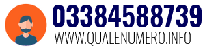 Numero di telefono 03384588739 03384588739