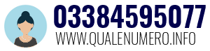 Numero di telefono 03384595077 03384595077