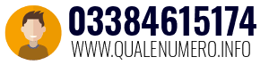 Numero di telefono 03384615174 03384615174