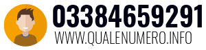 Numero di telefono 03384659291 03384659291