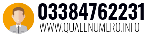 Numero di telefono 03384762231 03384762231