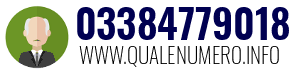 Numero di telefono 03384779018 03384779018