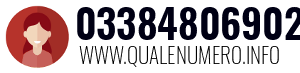 Numero di telefono 03384806902 03384806902