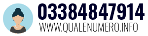 Numero di telefono 03384847914 03384847914