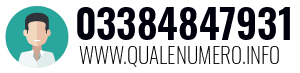 Numero di telefono 03384847931 03384847931