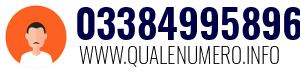 Numero di telefono 03384995896 03384995896