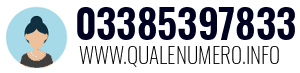 Numero di telefono 03385397833 03385397833