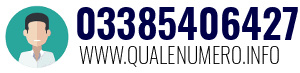 Numero di telefono 03385406427 03385406427