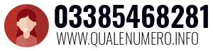 Numero di telefono 03385468281 03385468281