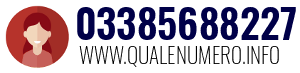 Numero di telefono 03385688227 03385688227