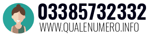 Numero di telefono 03385732332 03385732332