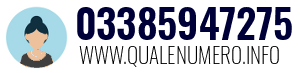 Numero di telefono 03385947275 03385947275