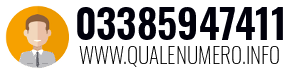 Numero di telefono 03385947411 03385947411