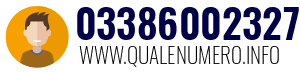Numero di telefono 03386002327 03386002327