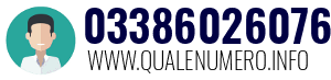 Numero di telefono 03386026076 03386026076