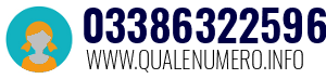 Numero di telefono 03386322596 03386322596