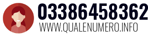 Numero di telefono 03386458362 03386458362