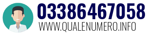 Numero di telefono 03386467058 03386467058