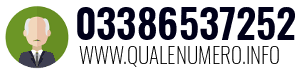 Numero di telefono 03386537252 03386537252