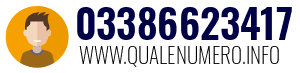 Numero di telefono 03386623417 03386623417