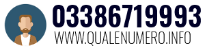 Numero di telefono 03386719993 03386719993