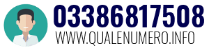 Numero di telefono 03386817508 03386817508
