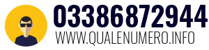Numero di telefono 03386872944 03386872944