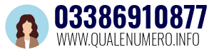Numero di telefono 03386910877 03386910877