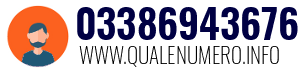 Numero di telefono 03386943676 03386943676