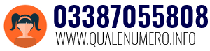 Numero di telefono 03387055808 03387055808