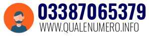 Numero di telefono 03387065379 03387065379
