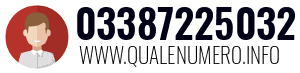Numero di telefono 03387225032 03387225032