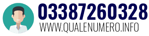 Numero di telefono 03387260328 03387260328