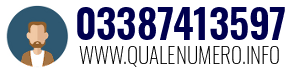 Numero di telefono 03387413597 03387413597