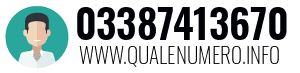 Numero di telefono 03387413670 03387413670