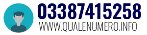 Numero di telefono 03387415258 03387415258