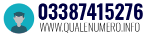 Numero di telefono 03387415276 03387415276