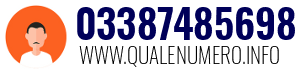 Numero di telefono 03387485698 03387485698