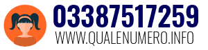 Numero di telefono 03387517259 03387517259