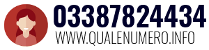 Numero di telefono 03387824434 03387824434